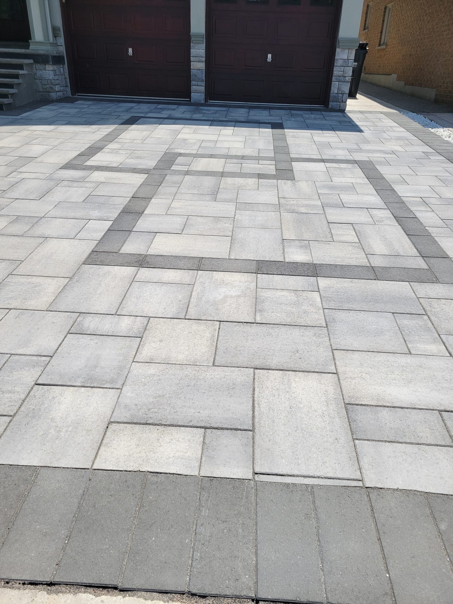 Modern interlock design in Caledon