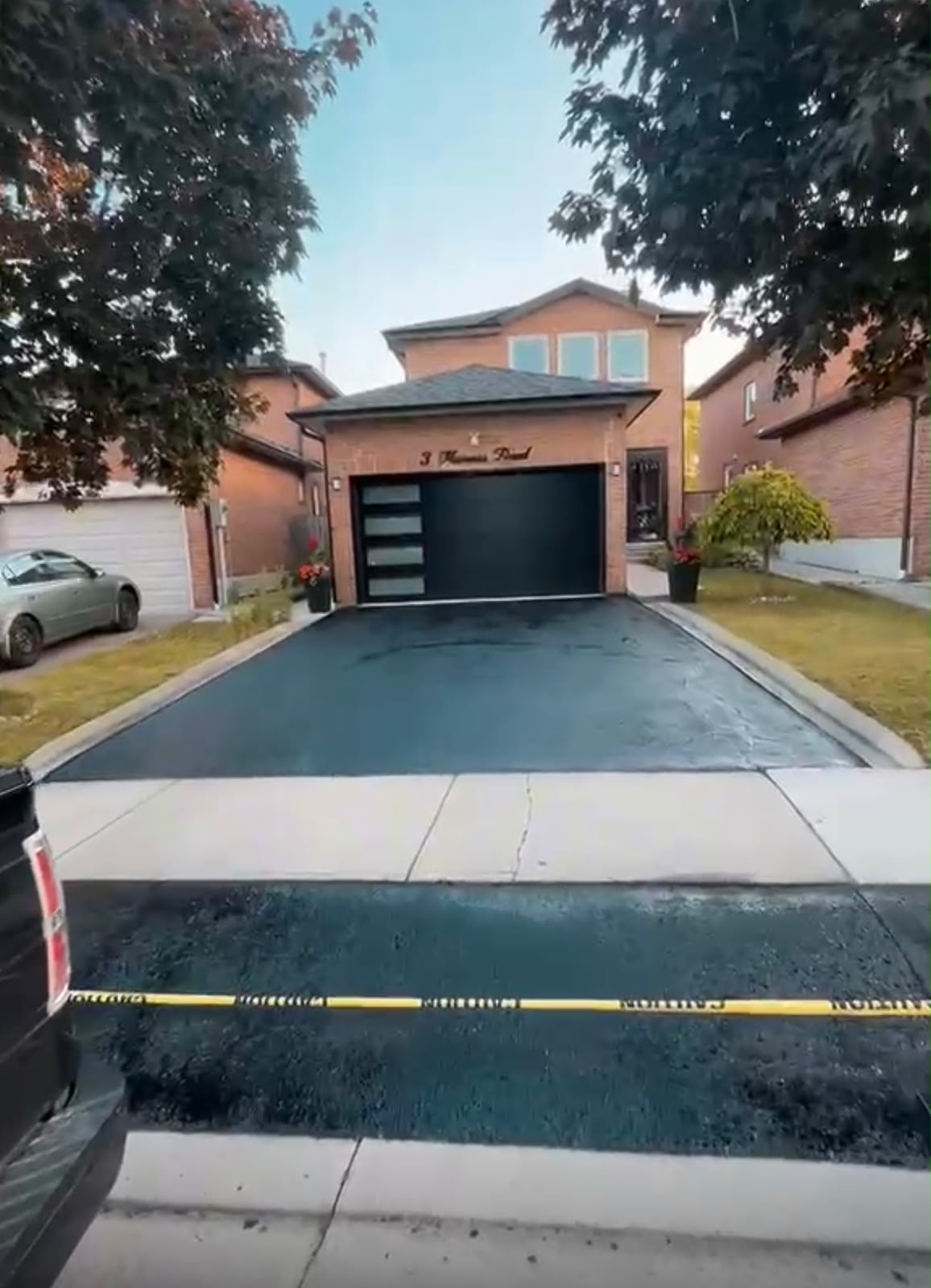Interlocking paver patio in Oakville